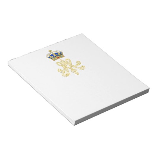 Marie Antoinette Monogram Notizblock (angewinkelt)