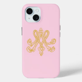 Marie Antoinette Monogram Pink Case-Mate iPhone Hülle