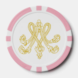 Marie Antoinette Monogram Pokerchips