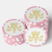 Marie Antoinette Monogram Pokerchips (Stapel)