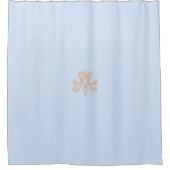 Marie Antoinette – Monogramm – Monogram initial Duschvorhang (Vorderseite)