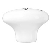 Marie Antoinette – Monogramm – Monogram initial Keramikknauf (Seitenansicht)