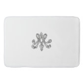 Marie Antoinette – Monogramm – Monogram initials Badematte (Vorderseite)