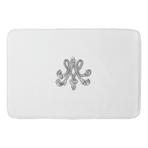 Marie Antoinette – Monogramm – Monogram initials Badematte