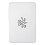 Marie Antoinette – Monogramm – Monogram initials Badematte (Vorderseite Vertikal)