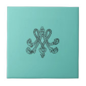 Marie Antoinette – Monogramm – Monogram initials Fliese (Vorderseite)
