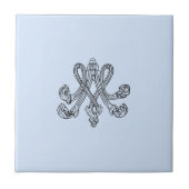 Marie Antoinette – Monogramm – Monogram initials Fliese (Vorderseite)