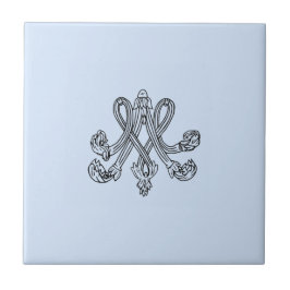 Marie Antoinette – Monogramm – Monogram initials Fliese