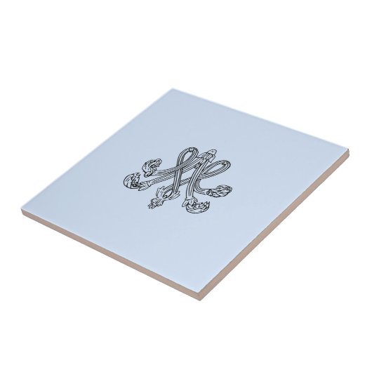 Marie Antoinette – Monogramm – Monogram initials Fliese (Seite)