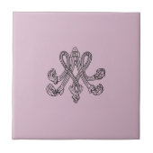 Marie Antoinette – Monogramm – Monogram initials Fliese (Vorderseite)