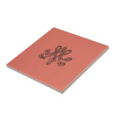 Marie Antoinette – Monogramm – Monogram initials Fliese (Seite)