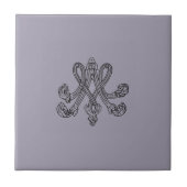 Marie Antoinette – Monogramm – Monogram initials Fliese (Vorderseite)
