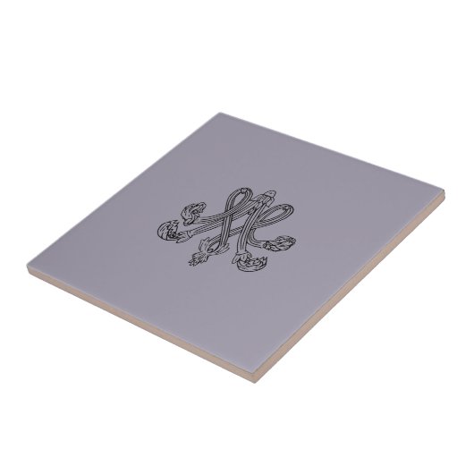 Marie Antoinette – Monogramm – Monogram initials Fliese (Seite)