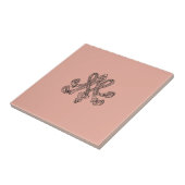 Marie Antoinette – Monogramm – Monogram initials Fliese (Seite)