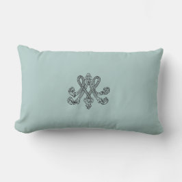 Marie Antoinette – Monogramm – Monogram initials Lendenkissen