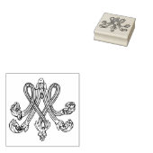Marie Antoinette – Monogramm – Royal initials Gummistempel (Stempel)