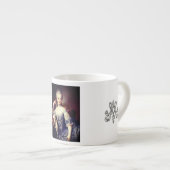 Marie Antoinette Monogramm– Royal Monogram Espressotasse (Vorderseite Rechts)