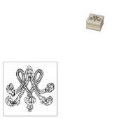 Marie Antoinette – Monogramm – Royal Monogram Gummistempel (Stempel)