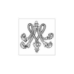 Marie Antoinette – Monogramm – Royal Monogram Gummistempel