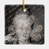 Marie Antoinette - Monogramm - Royal Monogram Keramikornament (Vorderseite)