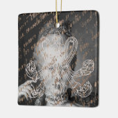 Marie Antoinette - Monogramm - Royal Monogram Keramikornament (Links)