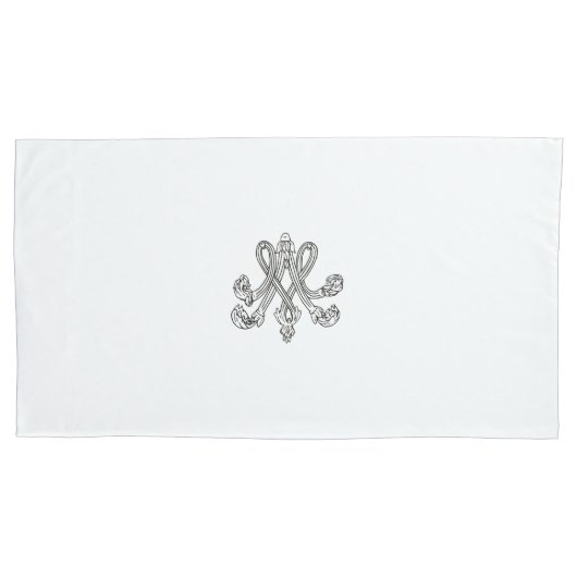 Marie Antoinette – Monogramm – Royal Monogram Kissenbezug (Vorderseite)