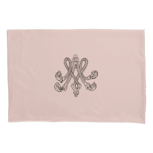 Marie Antoinette – Monogramm – Royal Monogram Kissenbezug (Vorderseite)