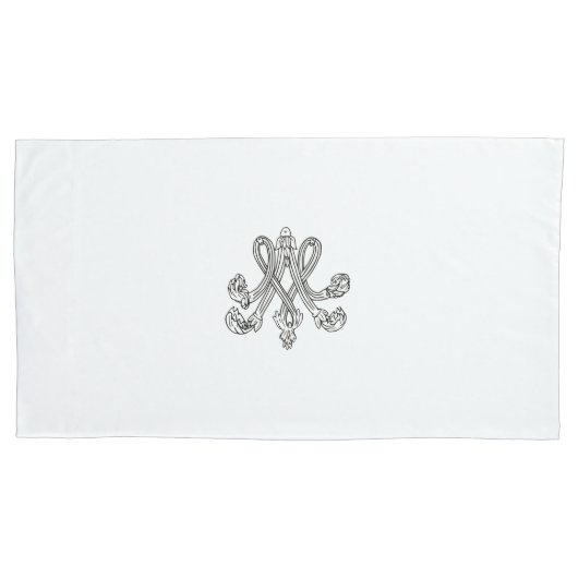 Marie Antoinette – Monogramm – Royal Monogram Kissenbezug (Vorderseite)