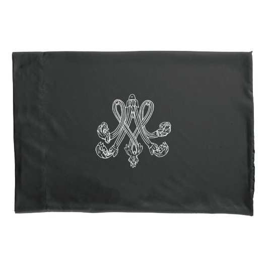 Marie Antoinette – Monogramm – Royal Monogram Kissenbezug (Vorderseite)
