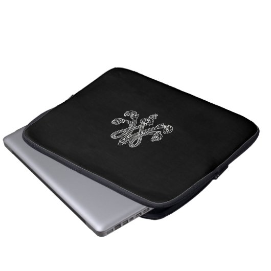 Marie Antoinette - Monogramm - Royal Monogram Laptopschutzhülle (Vorne Knopf)