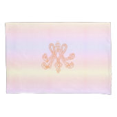 Marie Antoinette – Monogramm Royal Monogram Pastel Kissenbezug (Vorderseite)