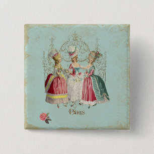 Marie Antoinette Paris Button
