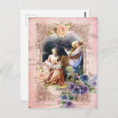 Marie Antoinette, Paris, Rokoko, Liebhaber, Rose, Postkarte (Vorne/Hinten)