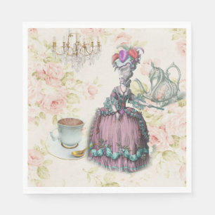 Marie Antoinette Paris Teezeremonie Party Serviette