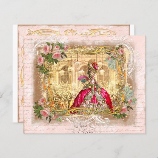 Marie Antoinette Party in Pink in Versailles (Vorne/Hinten)