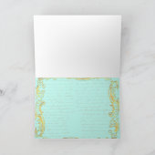 Marie Antoinette Party in Versailles Card Karte (Innenseite)