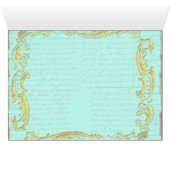Marie Antoinette Party in Versailles in Aqua (Innenansicht Horizontal (Unten))
