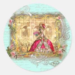 Marie Antoinette Party in Versailles Stickers Tags