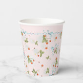 Marie Antoinette Petite Strawberry 8 oz Paper Cup Pappbecher (Rückseite)