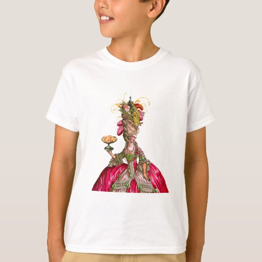 Marie-Antoinette-Pfau T-Shirt (Vorderseite)