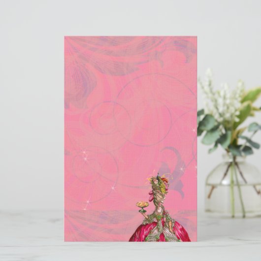 Marie-Antoinette-Pfauenpfanne Briefpapier (Stehend Vorderseite)