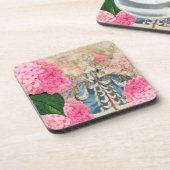 Marie Antoinette Pink Hydrangeas Untersetzer (Linke Seite)