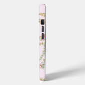 Marie Antoinette pink rose frame iphone Case-Mate iPhone Hülle (Rückseite / Links)