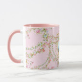 Marie Antoinette Pink Rose Frame Mug Tasse (Links)