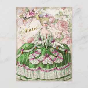 Marie Antoinette Portrait Postkartenbouquet Postkarte