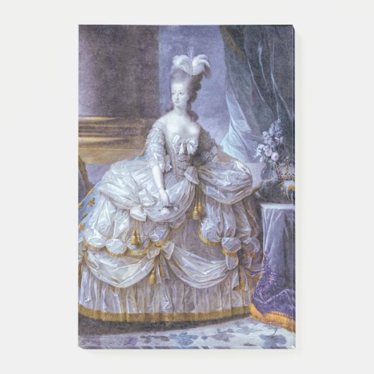 Marie Antoinette Post-it Klebezettel (Vorderseite)