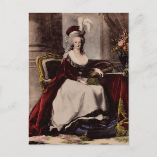 Marie Antoinette ~ Postcard / Einladungen (Vorderseite)