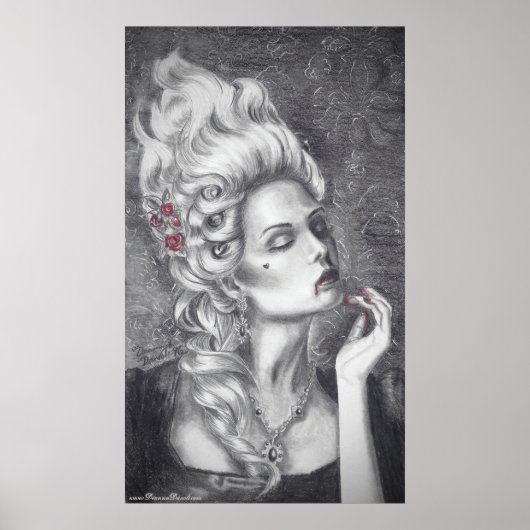 Marie Antoinette Poster Rokoko Poster Versailles (Vorne)