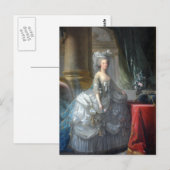 Marie Antoinette Postkarte (Vorne/Hinten)