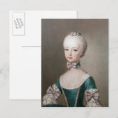 Marie Antoinette Postkarte (Vorne/Hinten)